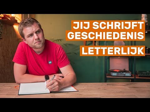 Waarom leren we aan elkaar schrijven?