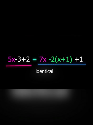 Difference between Identity and Equation in Math#identity #equation #mathematics #mathconcepts #algebra #learnmath #mathshorts #mathbasics #conceptclarity #mathlearning #students #education