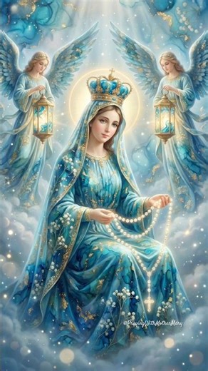 The Queen of Peace: A Golden Vision | Ave Maria by Celine Dion