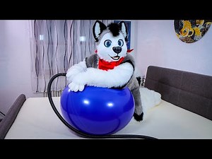 Pump Up Blue 47" Balloon 🎈 & Bounce - Skeppo -