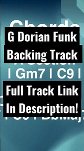 G Dorian Funk Backing Track - Jam Track for Soloing and Improvisation
