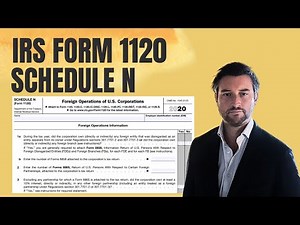 Form 1120 Schedule N - Disclosure of Foreign Operations