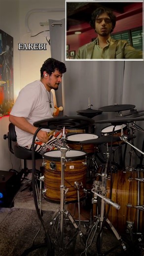 FAREBI Metal Drum Cover! 🥁 Raftaar's verse goes hard on these toms. 🔥 #ChaarDiwaari #Raftaar