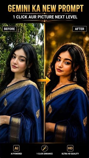 Gemini prompt for girl | trending gemini photo edit | ai photo editing#photoediting #geminiai