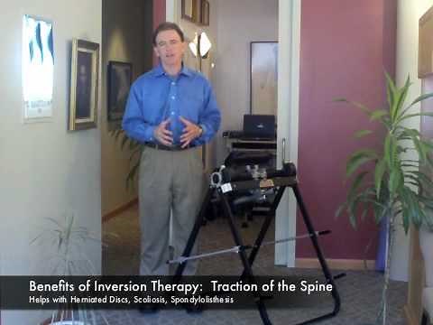 Dr Warren Bruhl Demonstrates Inversion Therapy