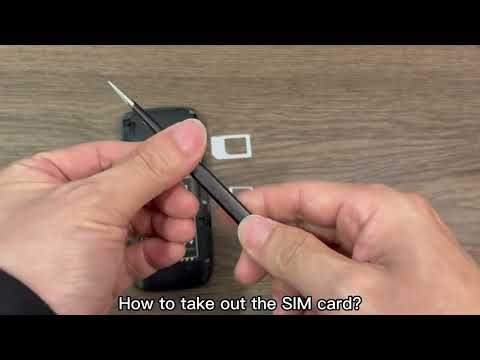 How to install the SIM card into Easyfone T6? How to take out the SIM card from Easyfone T6?