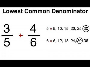 How to Find the Lowest Common Denominator (Step-by-Step Guide)