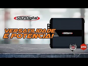 Módulo Amplificador Soundigital SD1200.4 EVO 4.0 1200 rms 4 canais