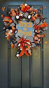 110K views · 1.8K reactions | Love this Trick or Treat wreath? You...