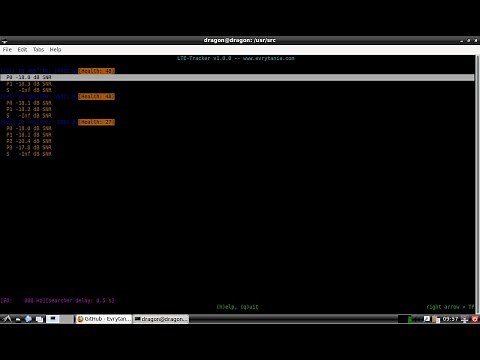DragonOS 10/LTS Track LTE cells (LTE-Cell-Scanner)