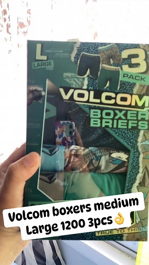 Volcom boxers 3pcs 1200 grab yours now! #volcom #everyoneシ゚ #highlightsシ゚ #reelsviralシ #fypシ゚viralシ | Skatebrand studio