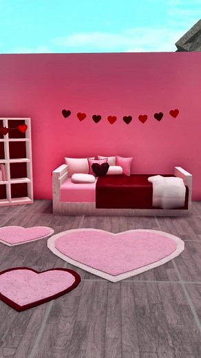 Valentine's Bedroom Build in Bloxburg! Create Your Dream Romantic Space
