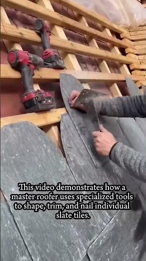 Mastering Slate Roofing: Traditional Shaping & Installation Techniques