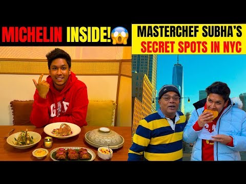 My Friend Owns a MICHELIN Star Restaurant 😱 | Hidden NYC Food Tour with MasterChef Subha
