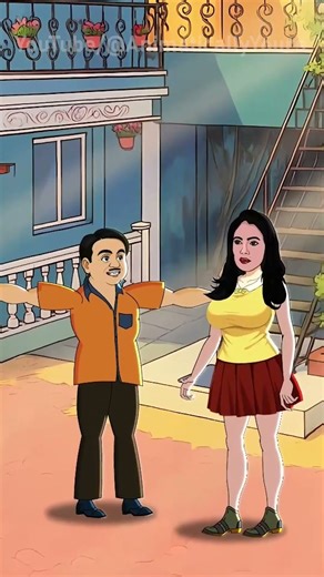 Jethalal and Babita | Taarak Mehra Ka Tedha Chashmah | Animatically Yours #jethalal #babita #tmkoc