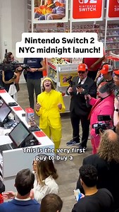 9K reactions · 384 shares | Doug Bowser handed out the very first Nintendo Switch 2 at midnight in NYC #gaming #nintendo #nintendoswitch | Polygon | Facebook