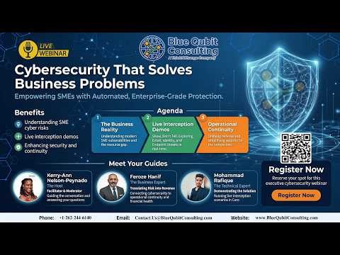 Cybersecurity Solutions That Solve Real Business Problems 2026 | Blue Qubit Consulting |