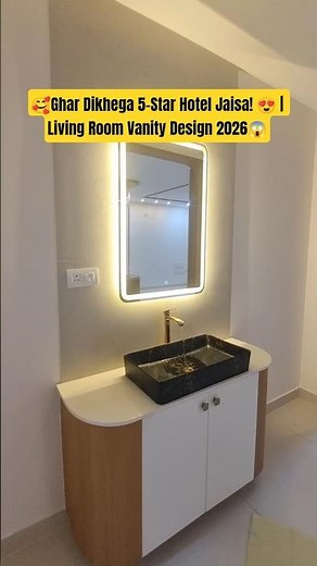 Modern Living Room Vanity Design 2026 😍 | Luxury Living Room Makeover Ideas