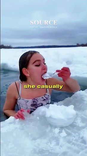Meet the Fearless Russian Ice Queen Who Eats Snow for Fun!