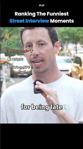 Ranking the Funniest Street Interview Moments 😂🎤