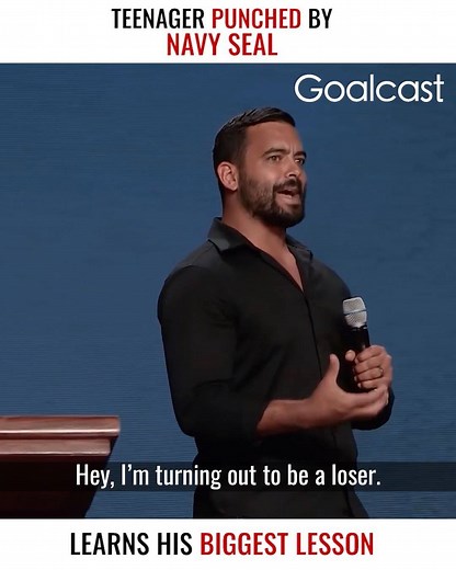 Teenager Chad Williams gets major wake up call by Navy SEAL. But what he does next surprises every adult in the room. | Goalcast