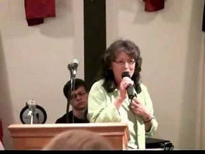 Church Lady Singing Shouting Electrified