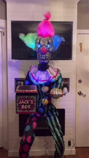 🎃 Neon Jack in the box clown - Home Depot - Demo 🤡
