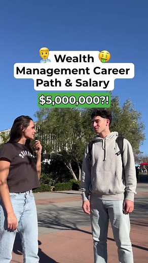 Are you interested in a career in #Finance? Ever thought about #WealthManagement? Maybe you should! 🤑 Download PathMatch! 👇 📲 pathmatch.com/app #PathMatch #WealthManager #MoneyManagement #FinancialServices #FinancialAnalyst #RelationshipManager #SeniorManager #ClientAdvisor #CareerPath #Salary #SalaryTransparency #StreetInterview #CollegeStudents #BusinessMajor #UCI