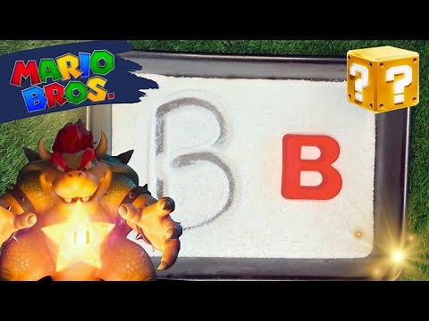 The Super MARIO Bros movie ABC - Learn to write abc´s