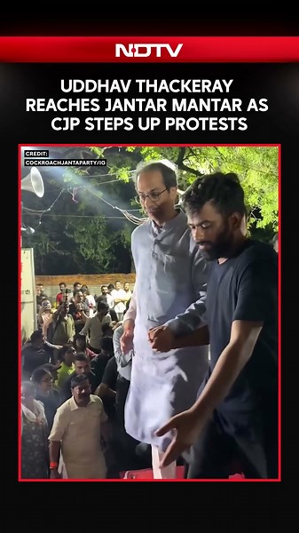 Uddhav Thackeray Extends Support To CJP Protest At Jantar Mantar