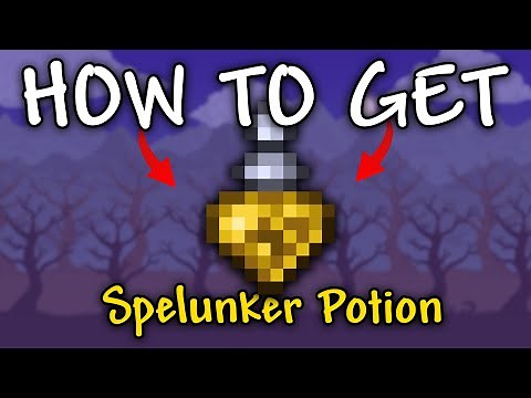 How to Get Spelunker Potion in Terraria 1.4.4.9 | Spelunker Potion Terraria