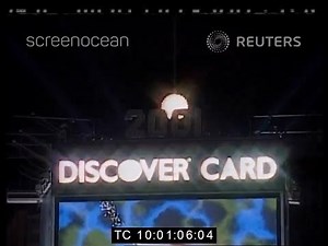 Times Square New Year's Ball Drop 2001 - Reuters Archives (December 31st 2000)