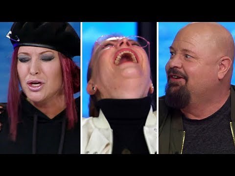 Anastacia pranks Swedish Idol judges with performance of her own song (TV4)