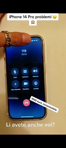 ⚠️Problema software o hardware ? ⚠️Oltre a questo, fotocamera che fa uno strano rumore quando viene aperta su Instagram (penso colpa dell’app) #apple #iphone #14pro #problem #problems #sad #mood #problemi