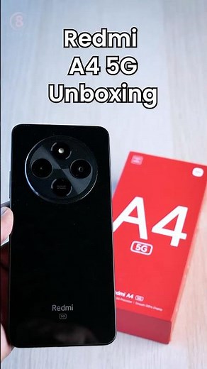 Redmi A4 5G: Unboxing and First Look | Affordable 5G Smartphone