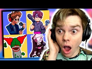 Listening to FRIDAY NIGHT FUNKIN Mods for the FIRST TIME | Tricky, Wilbur/Simpbur, Sarvente, and CG5