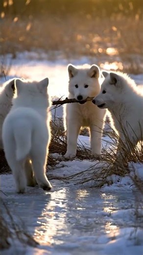 Puppy Dire Wolf howl in the Wild #direwolf #wildlife #nature