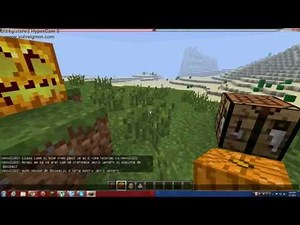 Minecraft Tutorial-Cum sa faci Jack'o Lantern si Plashinta de dovleac:)