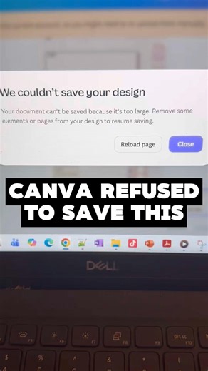 Canva Unable to Save Design? Here’s What I Did