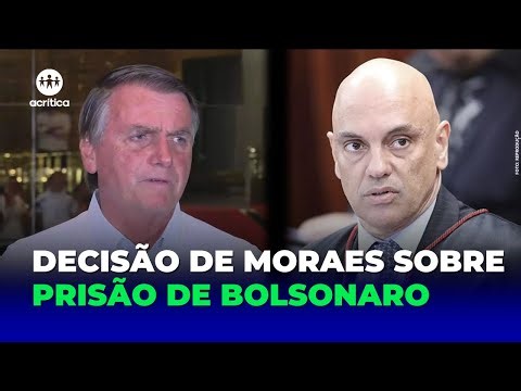 MORAES ADVERTE E LIVRA BOLSONARO DE PRISÃO PREVENTIVA