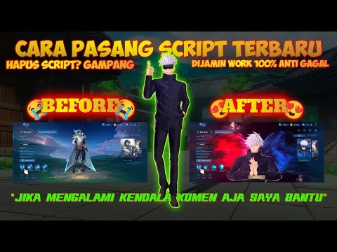 Cara Pasang Script Mobile Legends Menggunakan Zarchiver Dan Cara Menghapus Scriptnya!!