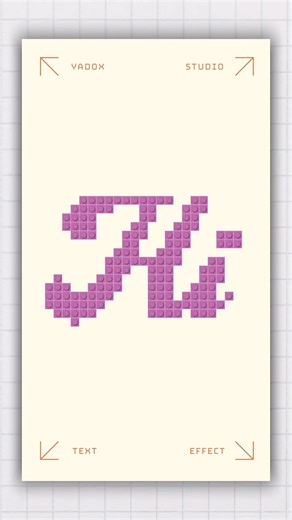 Pro Design School on Instagram: "How to Make a Lego Text Effect in Adobe Illustrator 💫 Bonus Tip: You can replace the tiles with anything you like! For the Lego shapes, copy-paste a tile, add a lighter color border, and a circle inside it with a drop shadow. Amazing work by @yadoxstudio 🫶 Follow for more tutorials like this ✨ #graphicdesign #graphicdesigner #illustrator #illustratortutorial #illustratortips #prodesignschool #canada #australia #usa #designtutorial #creativeprocess #adobeillustr