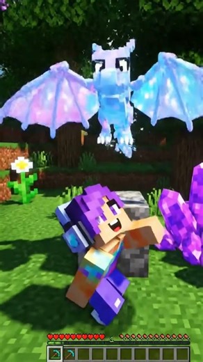 Crystal Sky Dragon Encounter – Minecraft Fantasy Adventure | #minecraft