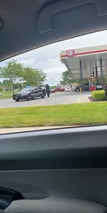 This incident happened earlier today. Fortunately the officer is fine. This began when officers located a vehicle and occupants that matched the description of suspects stealing packages from front porches in our city. After the incident in the video, a vehicle pursuit ensued but the officers discontinued for safety reasons. The suspects were not located. This is just another example of the dangers our officers face everyday. If you know who these people are, please call us at IPD tips (816) 325