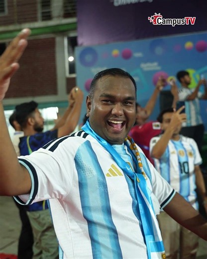 Non-stop chants for ARGENTINA 🔥 #FIFAWorldCup2026 #CampusLife #Football