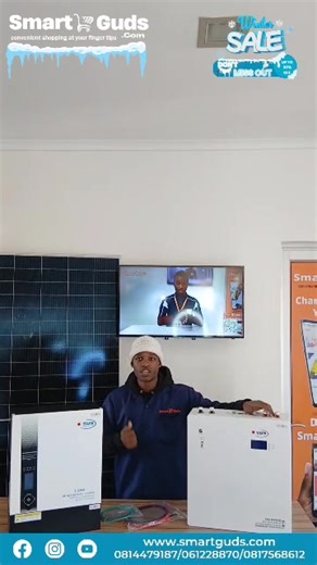 213K views · 900 reactions | ❄️WINTER SALE❄️ 6KW SOLAR SYSTEM N$48 949 POWER YOUR HOME THIS WINTER FOR LESS.. POWER WASHING MACHINE,FREEZER❄️,FRIDGE❄️,MICRO WAVE,TV,LIGHTS & MORE.. :0814479187/061228870/0817537815 :info@smartguds.com :Simon shixungileni Street town(Old bismarck street) www.smartguds.com ▶️Download smartguds app on the play store. | SmartGuds.com | Facebook