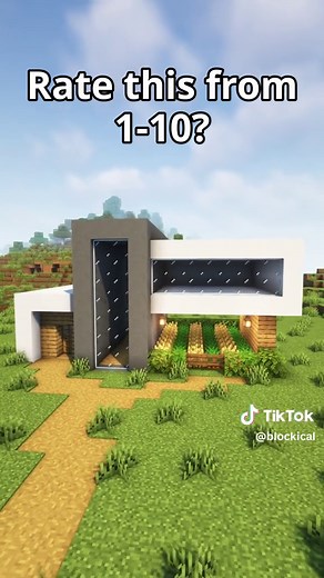 Minecraft small modern house #minecraft #minecraftbuilding #minecraftbuilds #minecrafttutorial