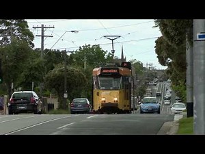 Melbourne Trams on Route 64 Part 1 - Trams in Australia
