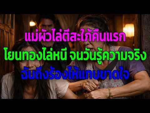 แม่ผัวไล่ตีสะใภ้คืนแรก โยนทองไล่หนี จนวันรู้ความจริง ฉันถึงร้องไห้แทบขาดใจ