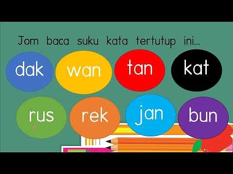 Bahasa Melayu Prasekolah: Perkataan kvkvk